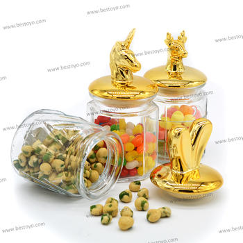 Storage Bottles&Jars Type , hermetic glass storage jar with ceramics cap