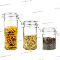 Sealed Glass Jar with Clip Lid