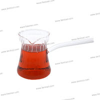 High Borosilicate Glass Coffee/Milk/Tea Pot with Glass Handle